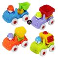 খেলনা প্রাথমিক শিক্ষামূলক বাচ্চাদের খেলনা ফ্রিকশন চালিত গাড়ি পুশ এবং গো গাড়ি ট্রাক্টর বুলডোজার ডাম্পার মেন্ট মিক্সার ইঞ্জিনিয়ারিং যানবাহন খেলনা বাচ্চা ছেলে মেয়েদের জন্য জিআই - baby car. 