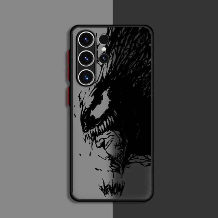 Matte%20Marvel%20Spider%20Man%20Venom%20Back%20Cover%20Phone%20Case%20for%20Samsung%20Galaxy%20S23%20Ultra%20S20%20FE%20S22%20S24%20Plus%20S21%20S23%20FE%20S10%20Plus%20S9%20-%20Image%204
