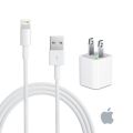 (Logic gadget ) iPhone Charger 2 Pin US Plug AC Power Adapter with USB Lightning Data Charging Cable For iPhone.