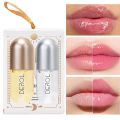 Instant Lip Volumizer Lip Oil Moisturizing Lip Care Repair To Reduce Fine Lines Lip Enhancer Brighten Lip Gloss Cosmetic 2PCS. 