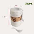 Wheat Straw Lunch Box Healthy BPA Free Bento Boxes Microwave Dinnerware Food Storage Container Soup Cup Lunch Box for Kids. 