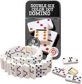 Dominoes Game set 28_Double Six  Black  Dot. 