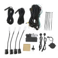 Car Blind Spot Monitoring System, IP67 Waterproof BSM Blind Spot Lane Change Assist with Main Harness for Vehicle. 