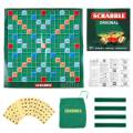 【Hey my home】Scrabble Board Game Family Kids Educational Toy Puzzle Game Board Spelling Word Teaching Game Toy. 