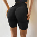 Seamless Yoga Shorts Fitness Women High Waist Energy Gym Clothing Push Up Hip Booty Shorts Sports Running Workout Leggings. 