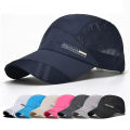 Outdoor sports Caps quick drying hat Breathable comfortable Sun shading UV protection durable Baseball net summer hat Women men. 