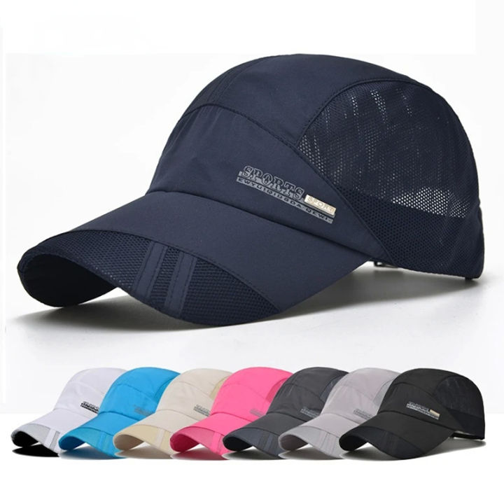 Aeromesh Sport Cap - Quick-Dry, Low-Profile, Adjustable Strap Hat For Running & Workouts