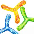 Colorful Gravity Disc Boomerang Outdoor Sports Beach Flying Toys Kids Three Leaves Boomerang Outdoor Casual Toys.