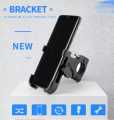 Aluminum alloy motorcycle bike Phone Holder 360° adjustable Moto bicycle handlebar mobile phone support Mount for 4.5-6.5 inch cellphone. 