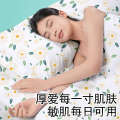 Disposable bed sheets, duvet covers, pillowcases, four piece white hotel portable set, travel double bedding.