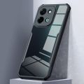 For Vivo Y28 4g  Edge-Reinforced Shockproof Cushion Back Clear Hybrid Transparent Hard Cover Casing. 