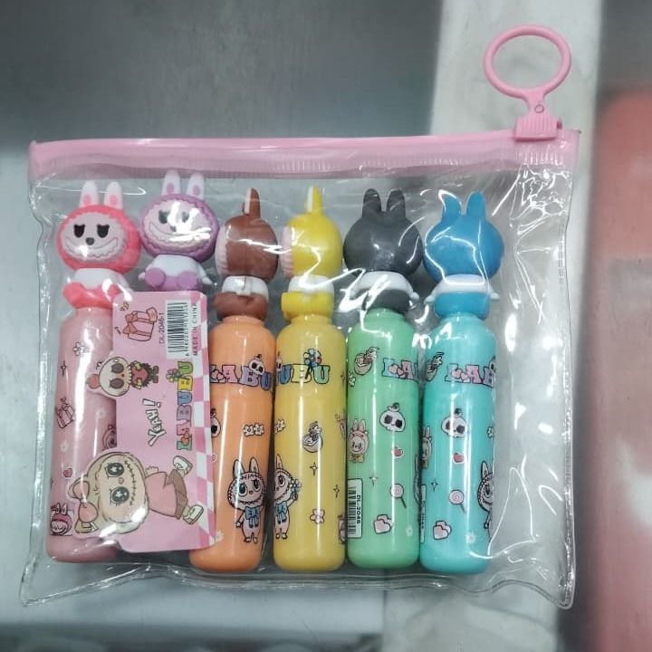 Labubu%20Cartoon%20Highlighters%20(Set%20of%206)%20-%20Cute%20Bottle%20Shaped%20Pastel%20Marker%20Pens%20for%20Kawaii%20Stationery%20Lovers%20-%20Image%204