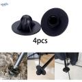 4x Furniture Foot Covers Camping Chair Replacement Chair Leg Diameter 15mm.