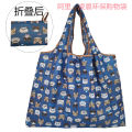 Oversized Cartoon Japan Folding Eco-Friendly Shopping Bag Waterproof Nylon Grocery Bag Storage Bag Mickey Head Tote Bag.