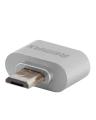 Micro USB OTG Plug - Silver. 