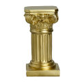 Gold Roman Pillar Resin Sculpture Column Decor Roman Pillar Statues Room Crafts Furnishings. 