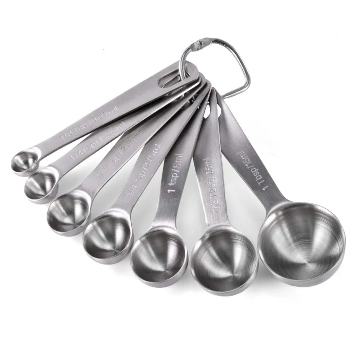 Stainless%20Steel%20Measuring%20Spoons%20Set%20of%207%20Stackable%20Measure%20Spoon%20for%20Dry%20and%20Liquid%20Ingredients%20Etched%20Marked%20Baking%20Cooking%20Spoon%20with%20Detachable%20Ring%20Holder%20-%20silver%20-%20Image%202