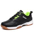New Men's Leather Shoes Fashion Tennis Table Tennis Shoe Training Badminton Shoe Large Size 38-46 Outdoor Sneakers Running shoes. 