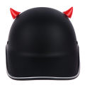 2Pcs Motorcycle Helmet Soft Plastic DIY Motorbike Helmet Horns Sucker Helmet. 