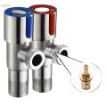 Compression Angle Stop Valves Quarter Turn for Basin Toilet Water Pipes. 