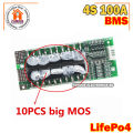 Lifepo4 Bms 4s 12V 100A Protection Circuit Board With Balanced. 