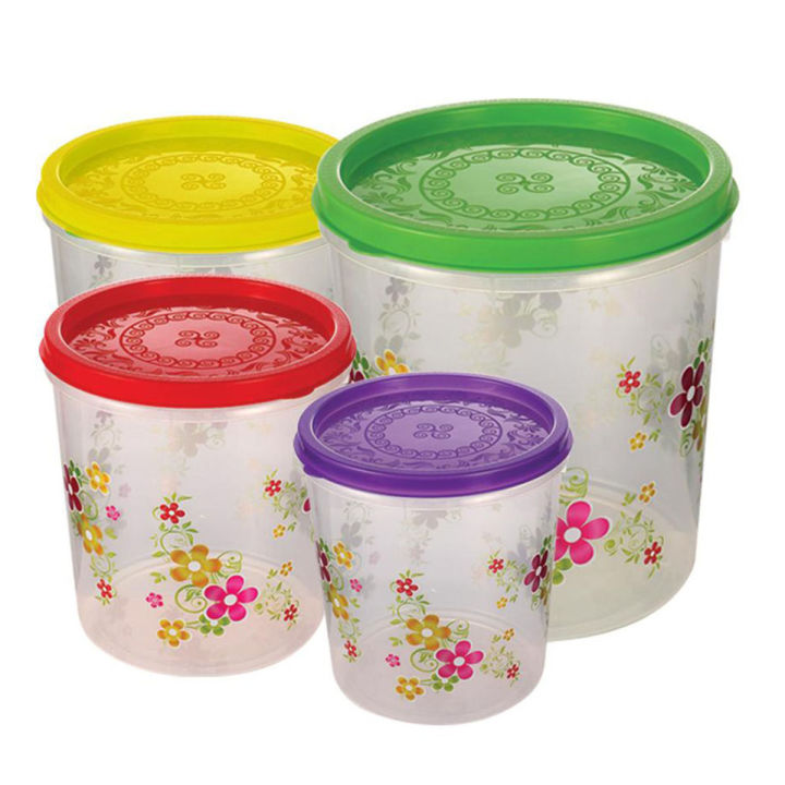 Colors Kitch Container 4 Pcs Set | Daraz.com.bd