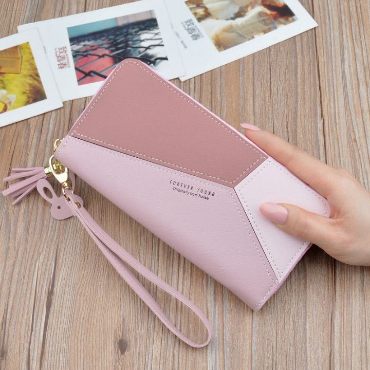 Geometric%20Luxury%20Leather%20Wallets%20Women%20Long%20Zipper%20Coin%20Purses%20Tassel%20Design%20Clutch%20Wallet%20Female%20Money%20Credit%20Card%20Holder%20-%20Image%203