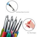 Crochet Hook Set | Different Sizes of Crochet Aluminum Hooks and Various Crocheting Accessories | Crocheting Set for Beginners and Experienced Crocheters. 