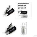 ZincAlloy Combination Lock Anti-theft Mini Padlock Drawer Luggage Case Bag Lock Travel Pocket Zipper Bag Backpack Tote Tool Lock. 