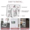 Wireless Refrigerator Thermometer Digital Freezer Thermometer Temperature Monitor with 2 Sensors for Indoor Outdoor Durable Easy to Use.