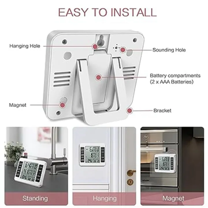 Wireless%20Refrigerator%20Thermometer%20Digital%20Freezer%20Thermometer%20Temperature%20Monitor%20with%202%20Sensors%20for%20Indoor%20Outdoor%20Durable%20Easy%20to%20Use%20-%20Image%205