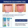 Tongue Cleaning Kit Tongue Cleaning Gel With Brush Tongue Cleaner Brush Silicone Scraper Toothbrush Fresh Breath. 