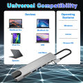 USB C HUB 3.0 USB Splitter Type C to HDMI RJ45 PD 87W Adapter USB 3.0 HUB With SD TF Type-C OTG 3 Hab For Macbook Air iPad Pro.