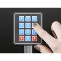 4x3 Keypad Keyboards 3x4 Membrane Switches Matrix Keypad 12 Key Thin & Flexible With Cable Connector & Adhesive Back For Arduino. 