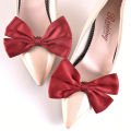1Pair Bow Shoe Clip Wedding Shoes High Heel Decoration Women Bride Charm Shoe Buckle Decor Clips Shoes Accessories.
