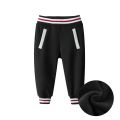 2023 Spring Pure Cotton Children Cartoon Fleece Thickening Trousers Kids Boys Girls Winter Sport Long Pants.