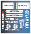YAMAHA bike all sticker | bike modify sticker | YAMAHA sticker | Bike full set Sticker- ( Waterproof & Premium quality) | customize sticker | custom sticker for bike..car modified sticker for bike.