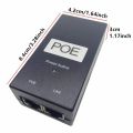 AC DC PoE Injector Power Adapter Supply 24V 48V 0.5A 1A CCTV Active Ethernet 12 24 48 Volt 1000mA 500mA for IP Camera. 