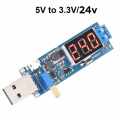 DC-DC 5V to 1.2 -24V LED Digital Power Supply Module USB Step Up/Down Board Converter Micro USB Input.