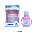 Linco Training cup w/silicone nipple 180ml (L-22408).