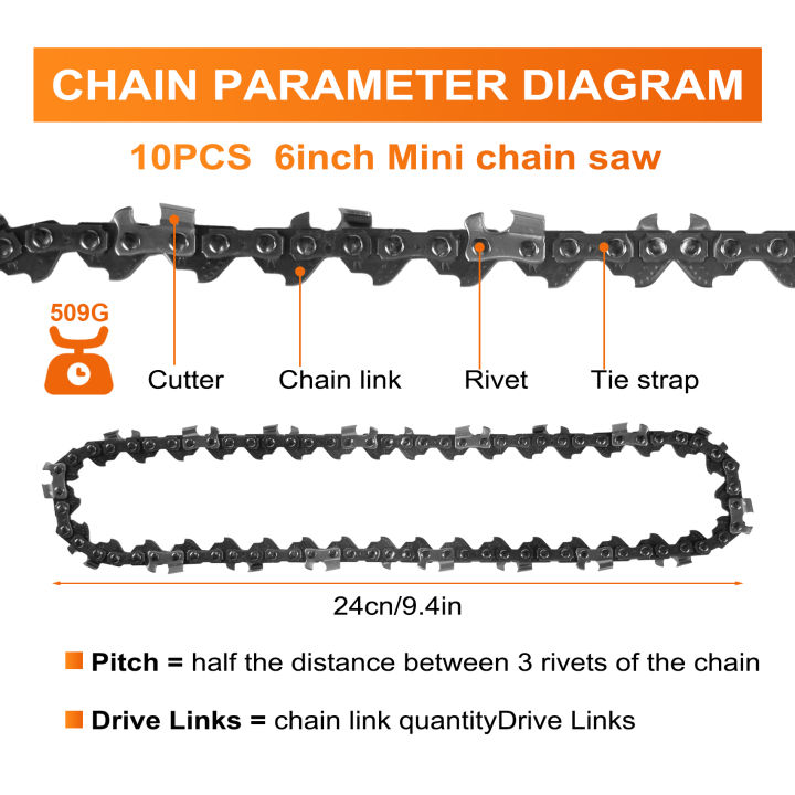 10PCS%206Inch%20Sharp%20Chain%20and%20Guide%20Rail%20Set%20for%20Mini%20Saw%20Special%20Chain%20-%20Image%207