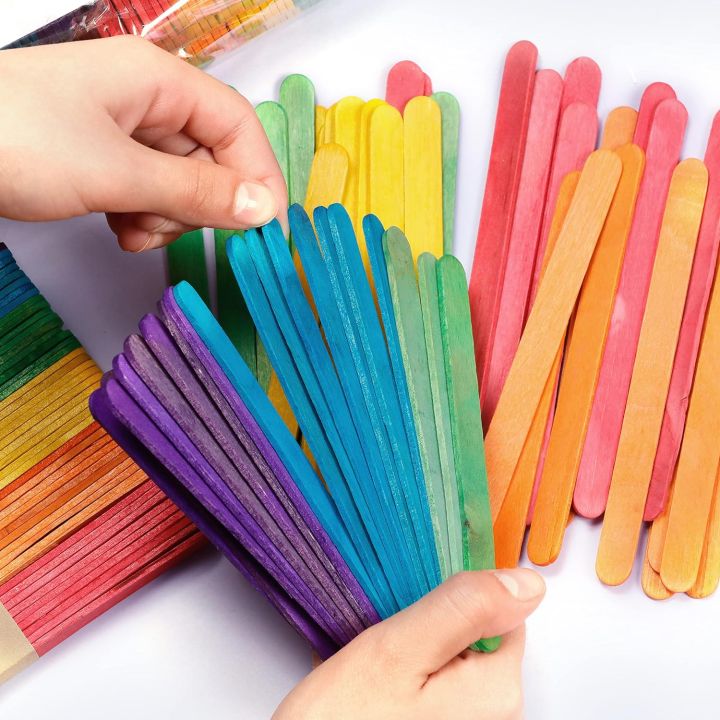Colorations%20(500%20pcs)%20Regular%20Colored%20Wood%20Craft%20Sticks%20Popsicle%20Sticks%204.5"%20inch%20Colored%20Popsicle%20Sticks%20for%20Crafts%20(5%20Colors)%20Large%20Colorful%20Wood%20Craft%20Sticks%20for%20DIY%20Decor%20&%20Ice%20Cream.%20Bulk%20Wide%20&%20Jumbo%20Wooden%20Craft%20Popsicle%20Sticks%20for%20Kids%20-%20Image%204