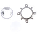 3PCS/set LED Lens Glass Reflector Collimator Fixed Bracket COB High Power Chip SEVICH.