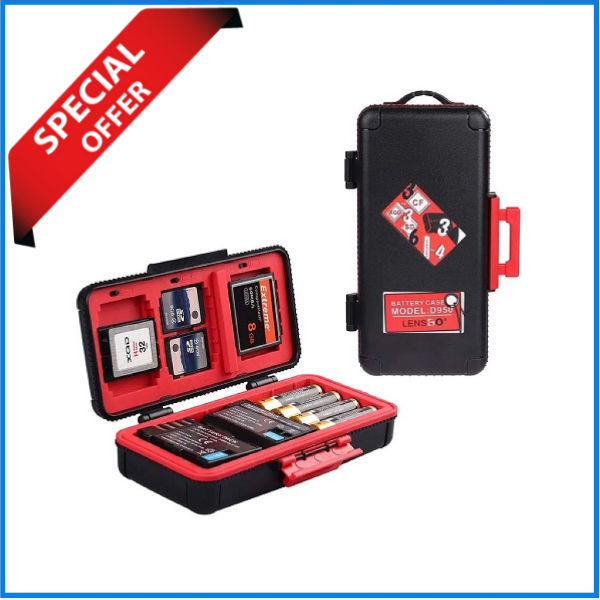 LENSGO D950 Luggage Camera Battery Storage & Memory Card Waterproof