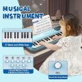 Piano with Microphone (Blue). 