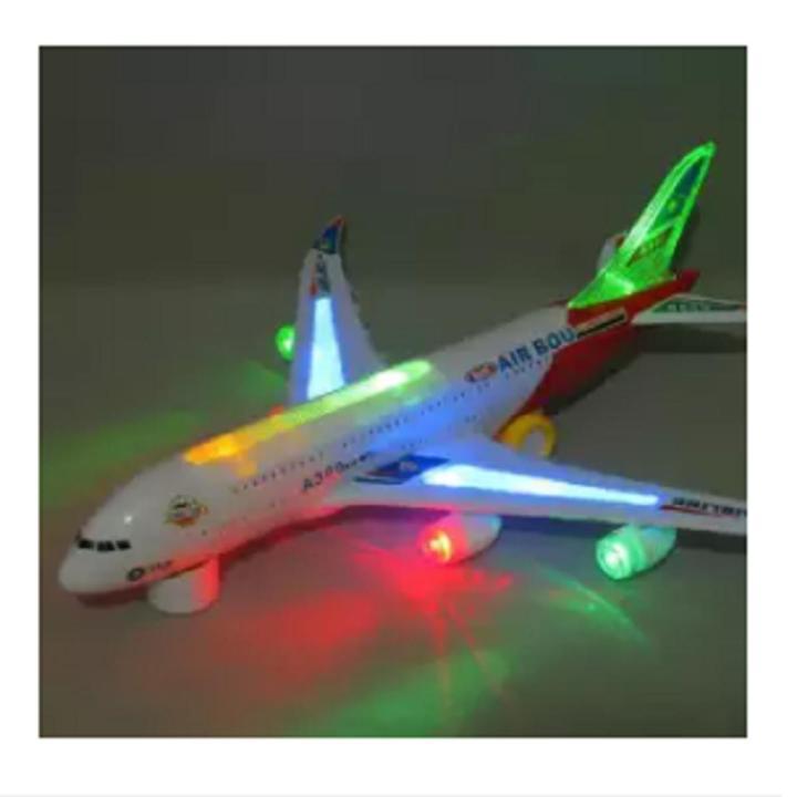 Battery Operated Big Size Airbus A380 Toy Plane For Kids