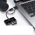 3 In 1 Mobile OTG Card Reader For Micro USB Port And Type-C input. 