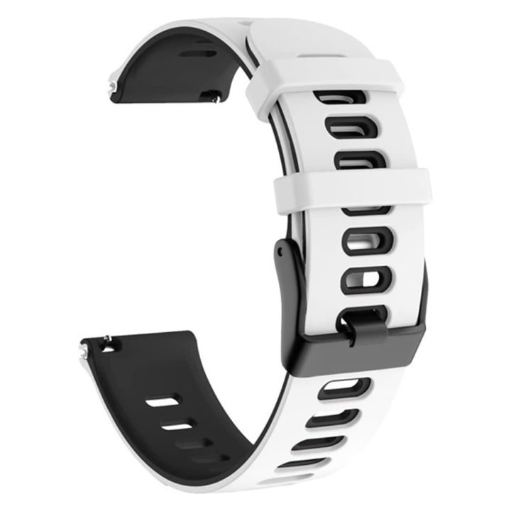20mm%20Width%20Double%20Colors%20WatchBand%20Wrist%20Band%20Skin%20Silicone%20Watch%20Strap%20-%20Image%202