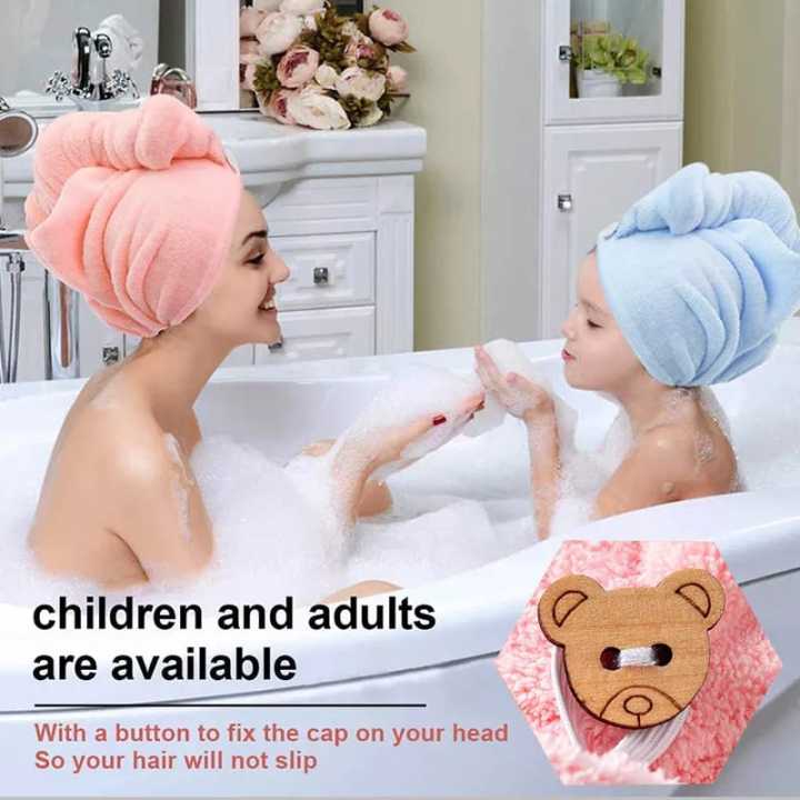 Magic%20Hair%20Wrap%20Bath%20Salon%20Towels%20Fast%20Drying%20Absorbent%20Cap%20For%20Women%20And%20Girls%20-%20Image%202