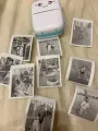 Thermal Mini Printer Label Sticker Printer Notes Printer Mobile Thermal Photo Printer Rechargeable Bluetooth Pocket Printer, Nadra-C9-Blue-Mini-3-Roll. 